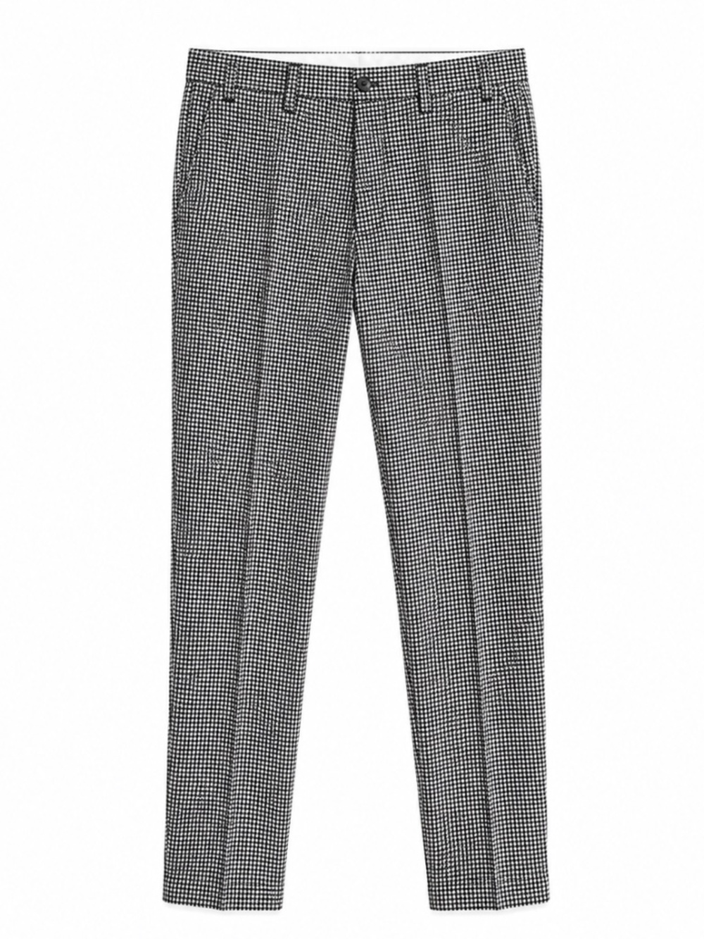 adidas Black & White Patterned Golf Trousers – Size 42x30 EUC